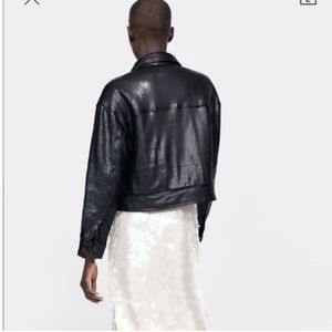 ZARA sequin jacket NWT